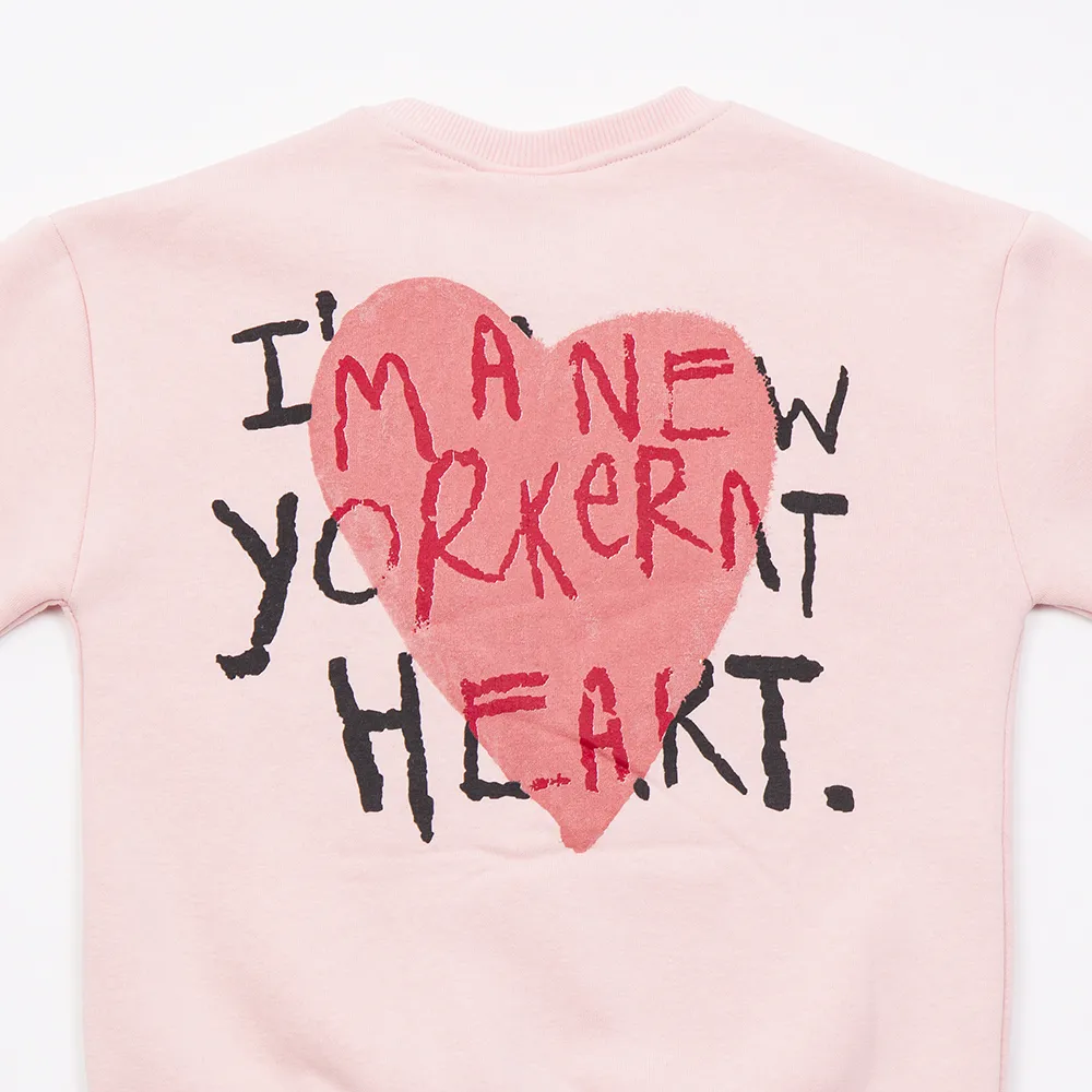 Σετ Φούτερ Κορίτσι Trax “I Love NY” – Ροζ/Μαύρο - Image 2