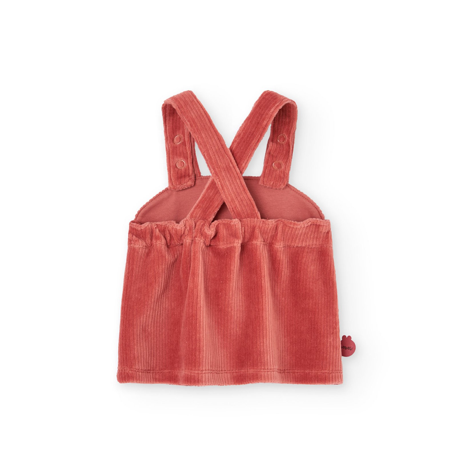 Βρεφικό σετ φόρεμα λαγουδάκι με κορμάκι και ροζ καλσόν - Image 2