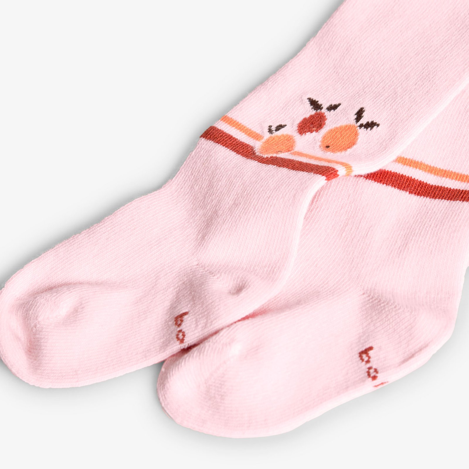 Βρεφικό σετ φόρεμα λαγουδάκι με κορμάκι και ροζ καλσόν - Image 9