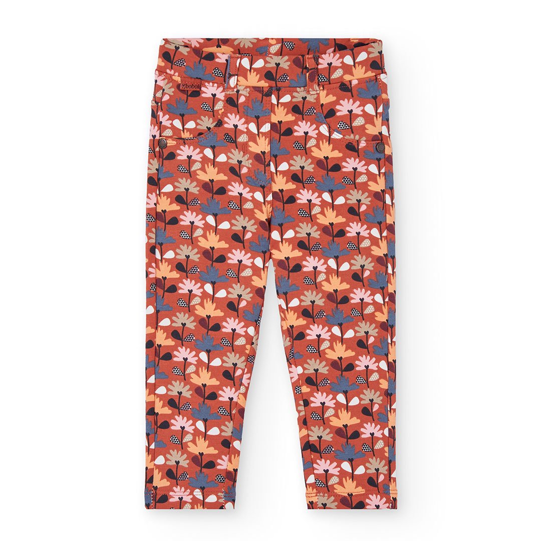 Παιδικό Παντελόνι Boboli Με Λουλούδια