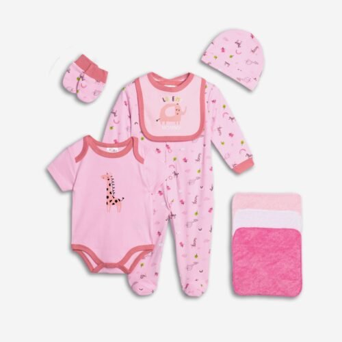 Σετ Βρεφανάπτυξης Κορίτσι Funky 8 Τεμαχίων – Ροζ