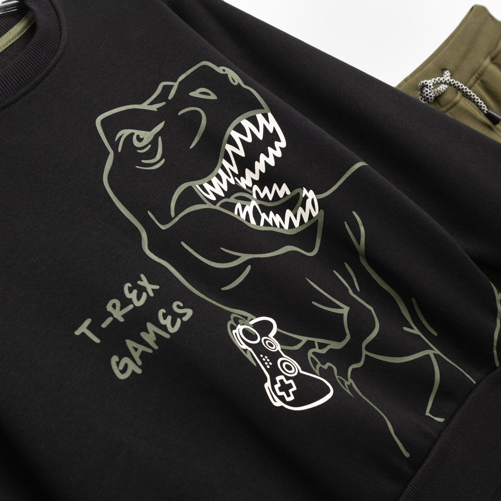 Φόρμα Αγόρι Funky T-Rex Games Μαύρο/Χακί - Image 2