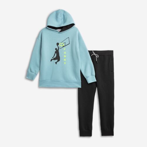 Φόρμα Αγόρι Funky Μπάσκετ Με Κουκούλα Latigo Bay/Μαύρο