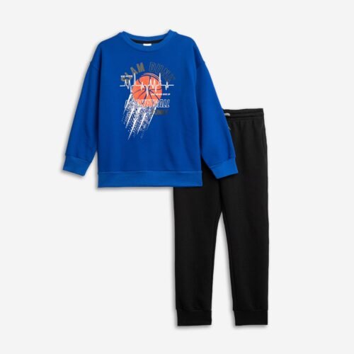 Φόρμα Αγόρι Funky Μπάσκετ Ρουά/Μαύρο