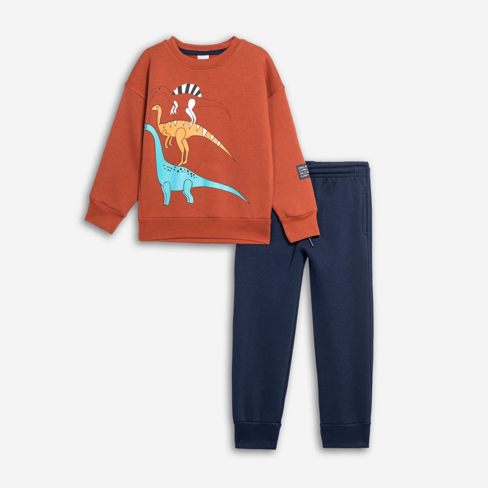 Φόρμα Αγόρι Funky Δεινόσαυροι Chilli/Μπλε