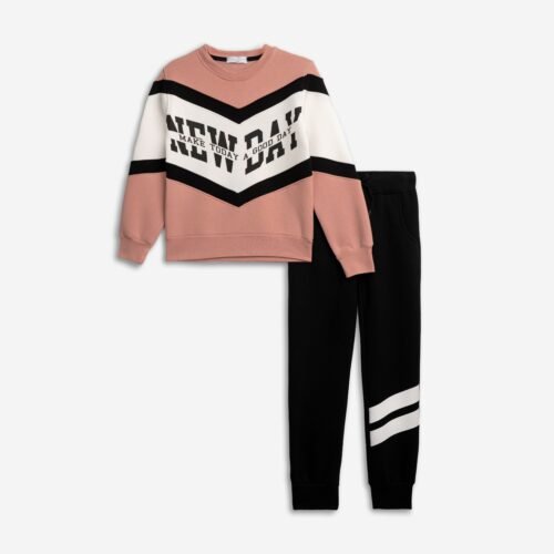 Φόρμα Κορίτσι Funky Powder Pink/Μαύρο