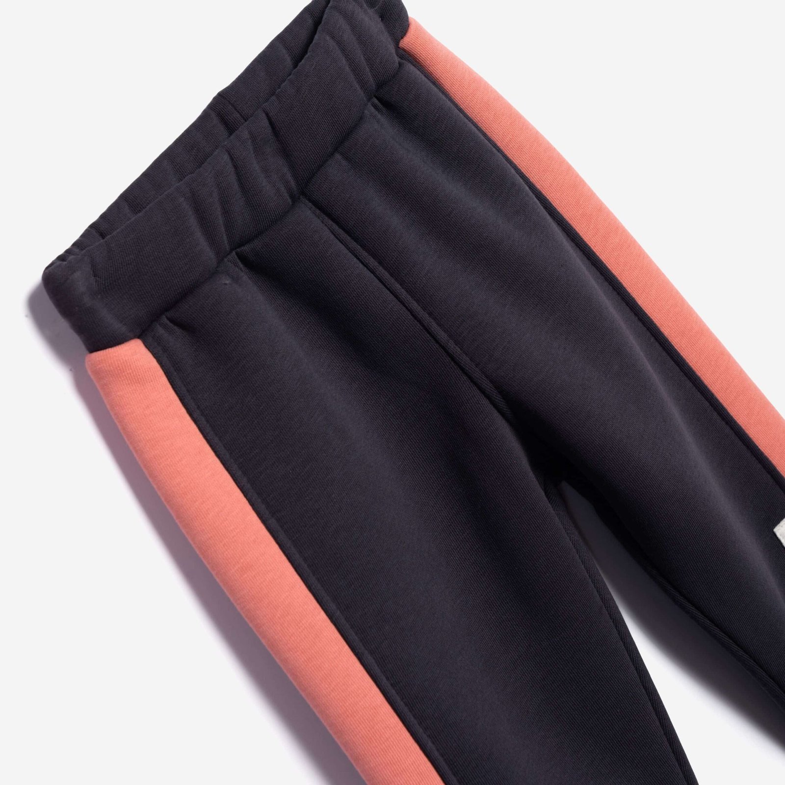 Σετ Φούτερ Κορίτσι Funky “Hi Bear” – Σομόν/Μπλε - Image 2