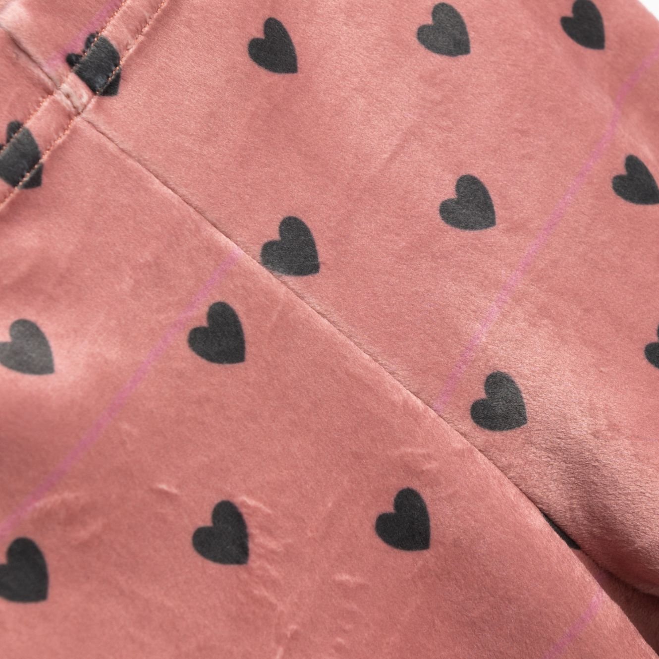 Σετ Μπλούζα Παντελόνι Funky “Hello Cat” – Μαύρο/Ροζ - Image 2