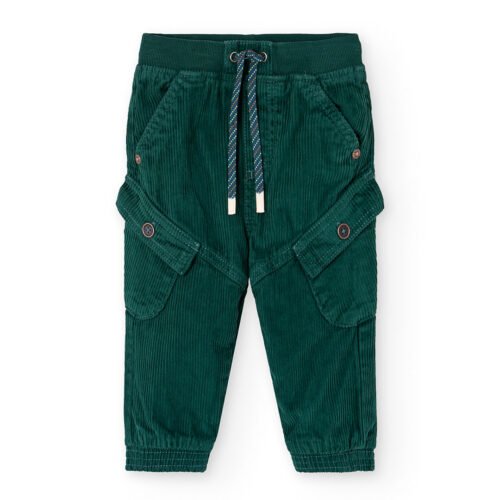 Παιδικό Παντελόνι Boboli Κοτλέ – Πράσινο – 100% Βαμβάκι