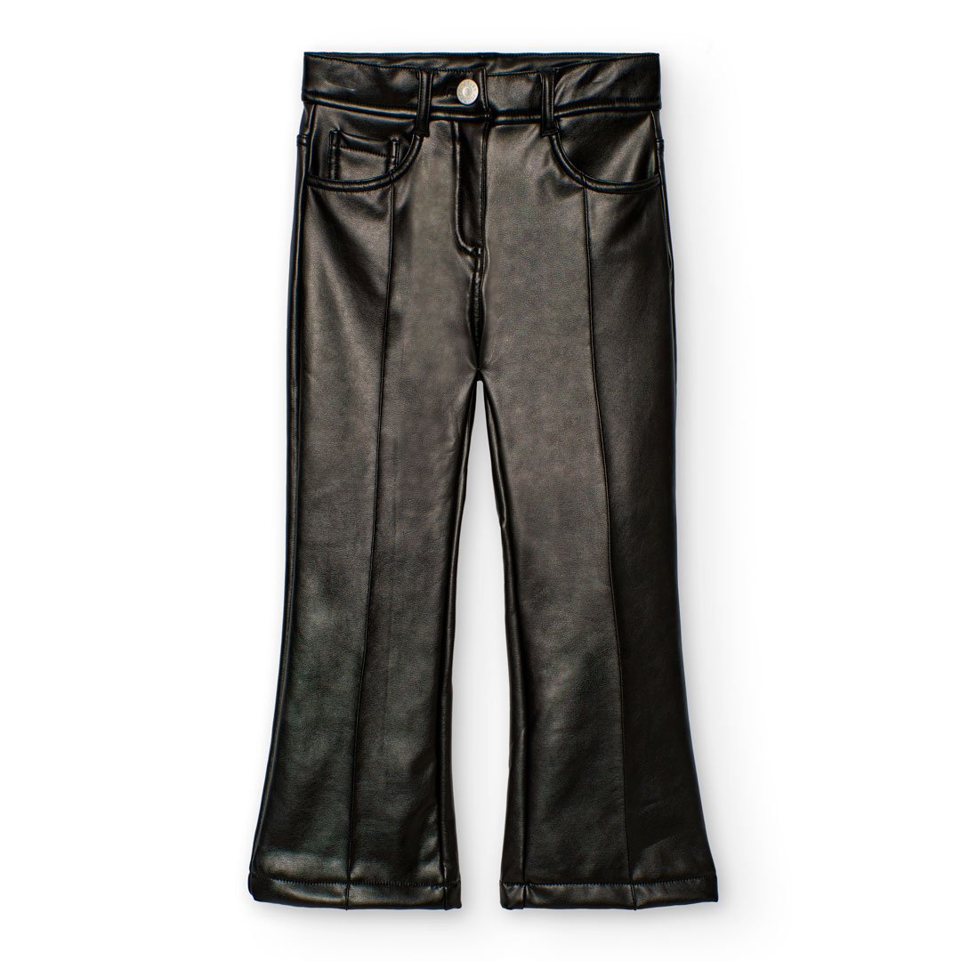 Παιδικό Παντελόνι Boboli Δερματίνη – Μαύρο