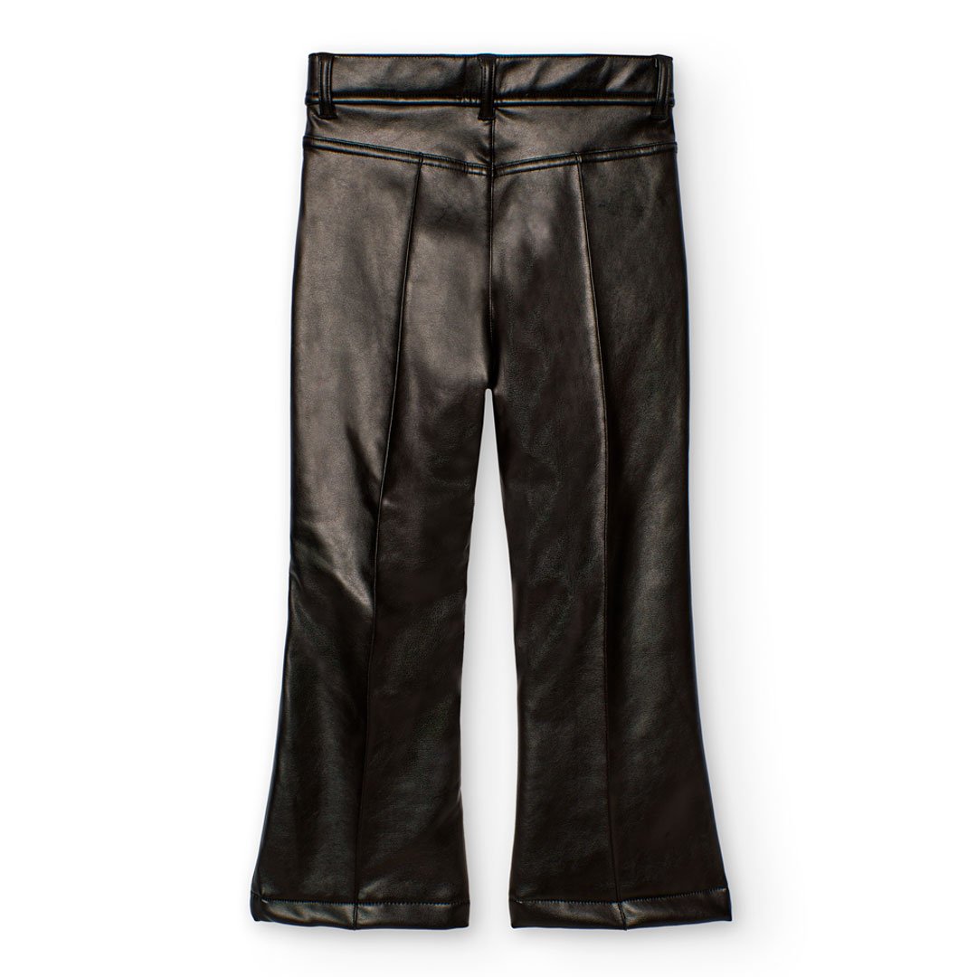 Παιδικό Παντελόνι Boboli Δερματίνη – Μαύρο - Image 2