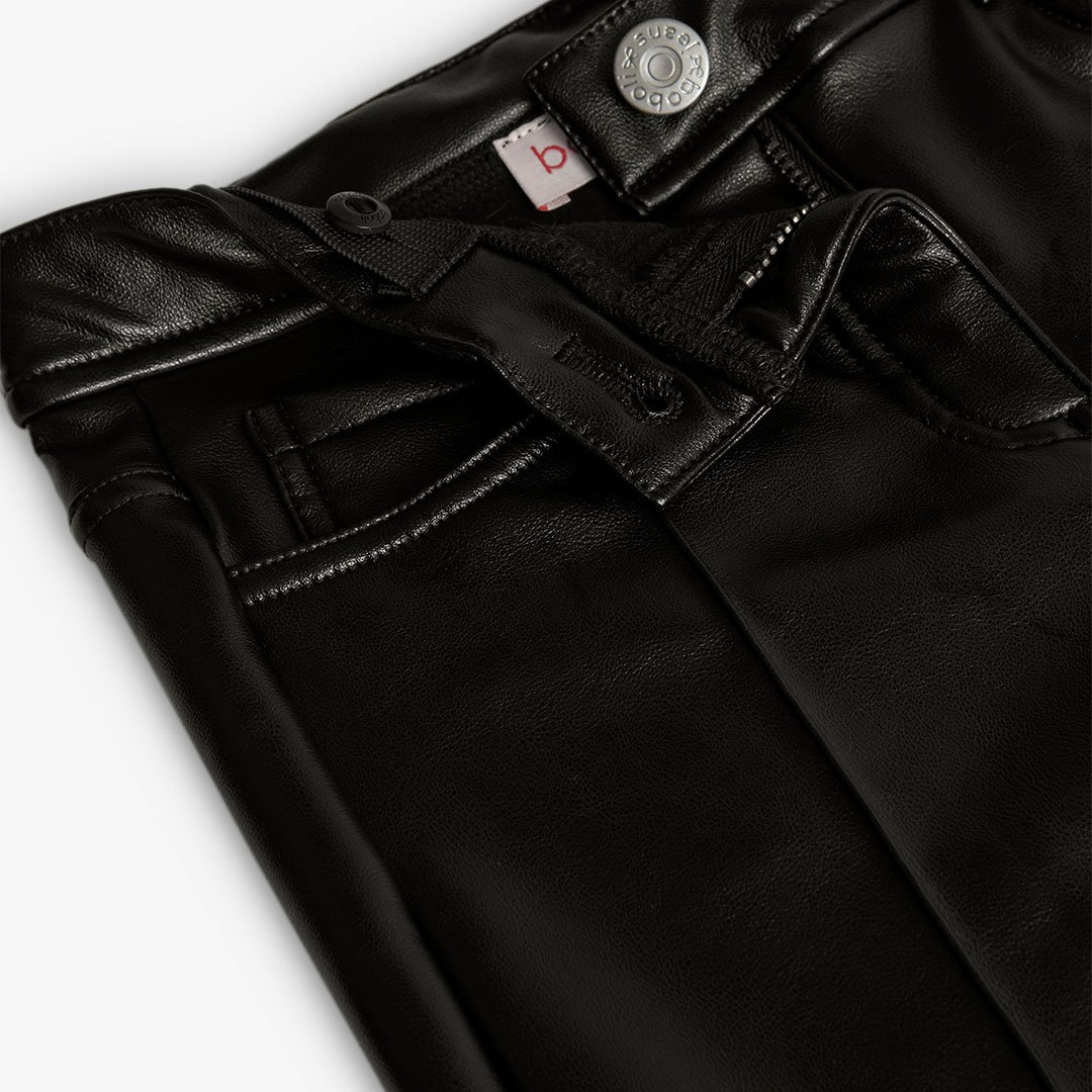 Παιδικό Παντελόνι Boboli Δερματίνη – Μαύρο - Image 4