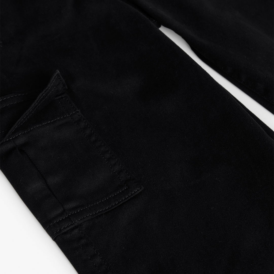 Κοριτσίστικο Παντελόνι Cargo Boboli – Μαύρο – Βαμβάκι & Ελαστάνη - Image 3