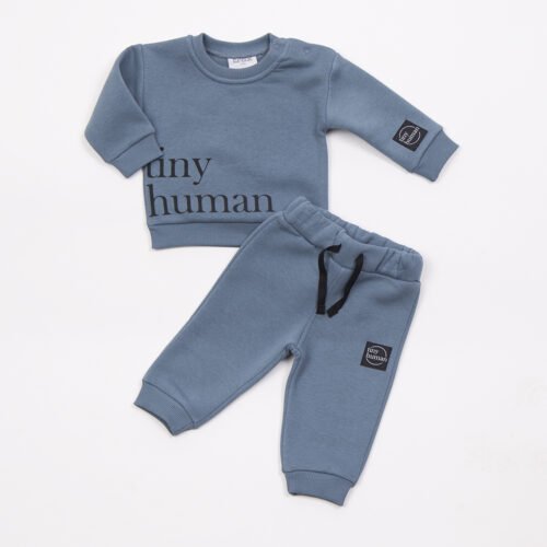 Σετ Φούτερ Αγόρι Trax “Tiny Human” – Μπλε