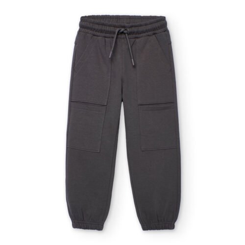 Παιδικό Παντελόνι Φόρμας Boboli Γκρι Cargo – 100% Βαμβάκι