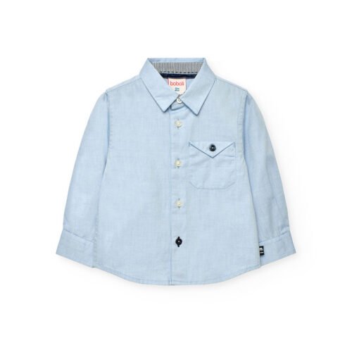 Πουκάμισο Boboli Γαλάζιο Βαμβακερό – 100% Βαμβάκι