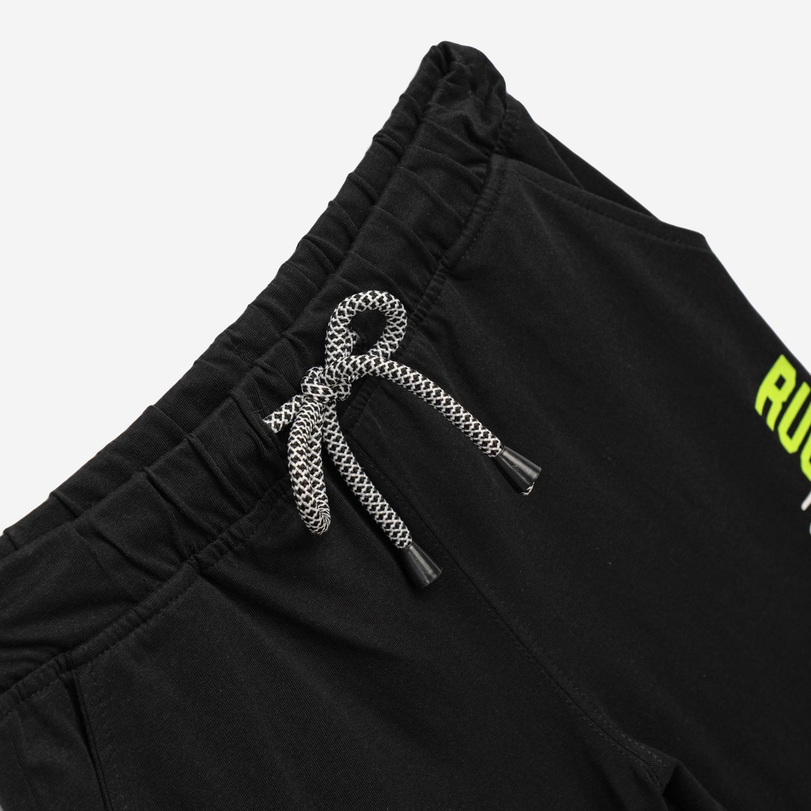 Σετ Μπλούζα & Βερμούδα Αγόρι Funky “Rugby 17” – Χακί/Μαύρο - Image 2