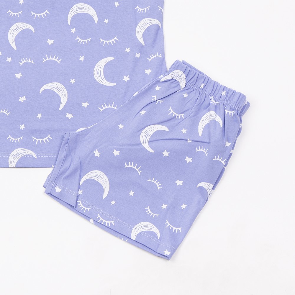 Πυζάμα Κορίτσι “Moon Dreams” – Λιλά - Image 2