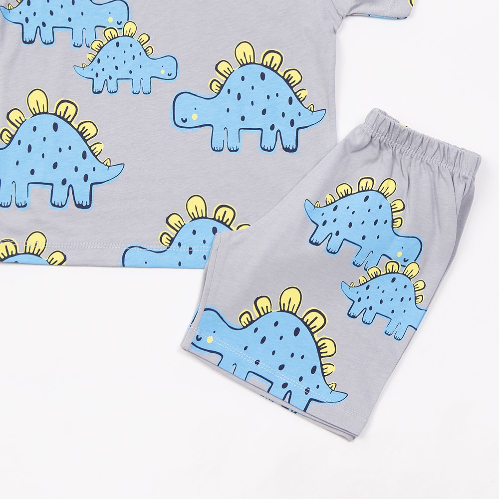 Πυζάμα Αγόρι “Δεινόσαυροι” – Γκρι - Image 2
