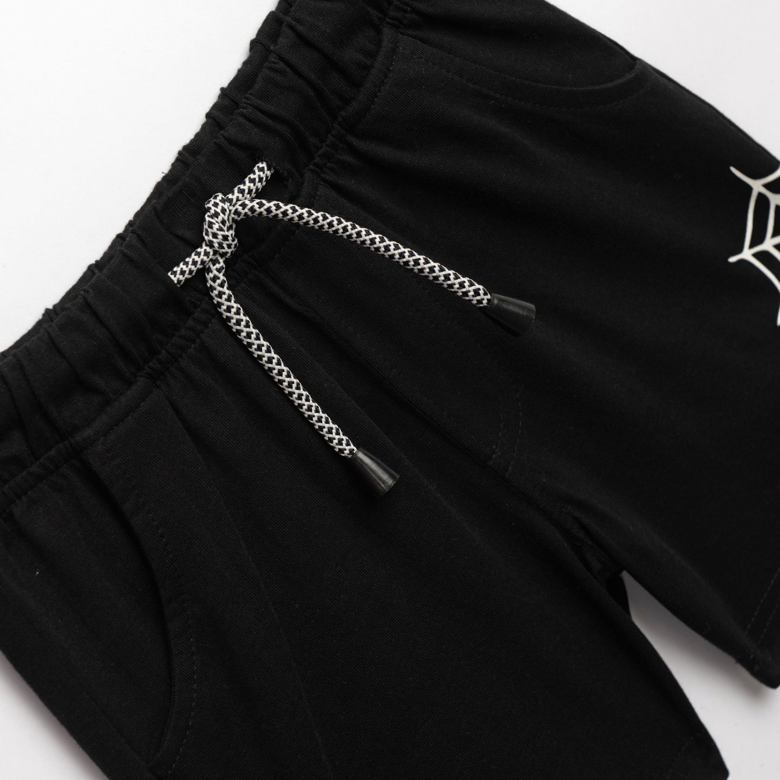 Σετ Μπλούζα & Βερμούδα Αγόρι Funky “Spider” – Κόκκινο/Μαύρο - Image 3