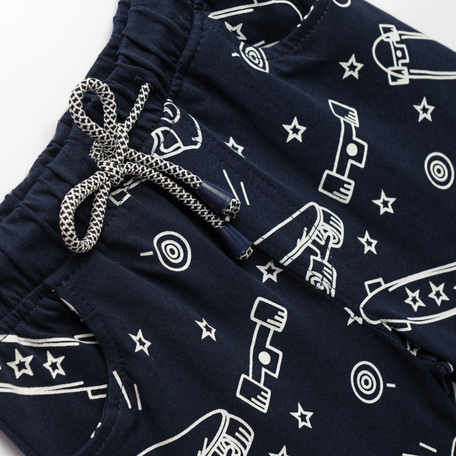 Σετ Μπλούζα & Βερμούδα Αγόρι Funky “Skater” – Κόκκινο/Μπλε - Image 3