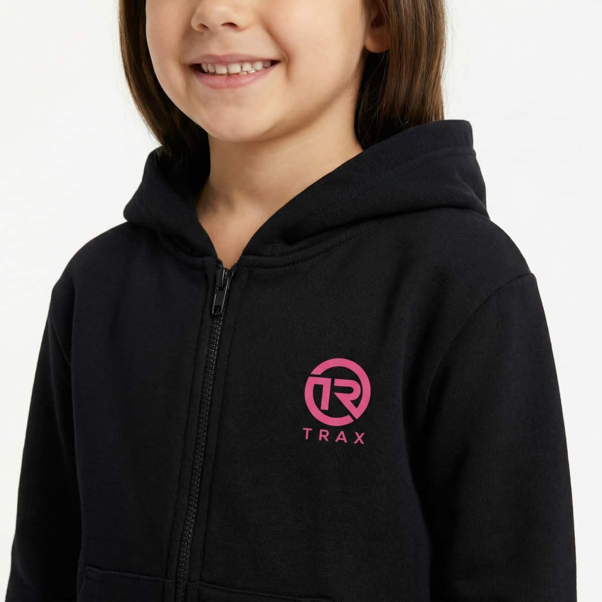 Ζακέτα Κορίτσι Trax Μαύρη Με Κουκούλα - Image 2