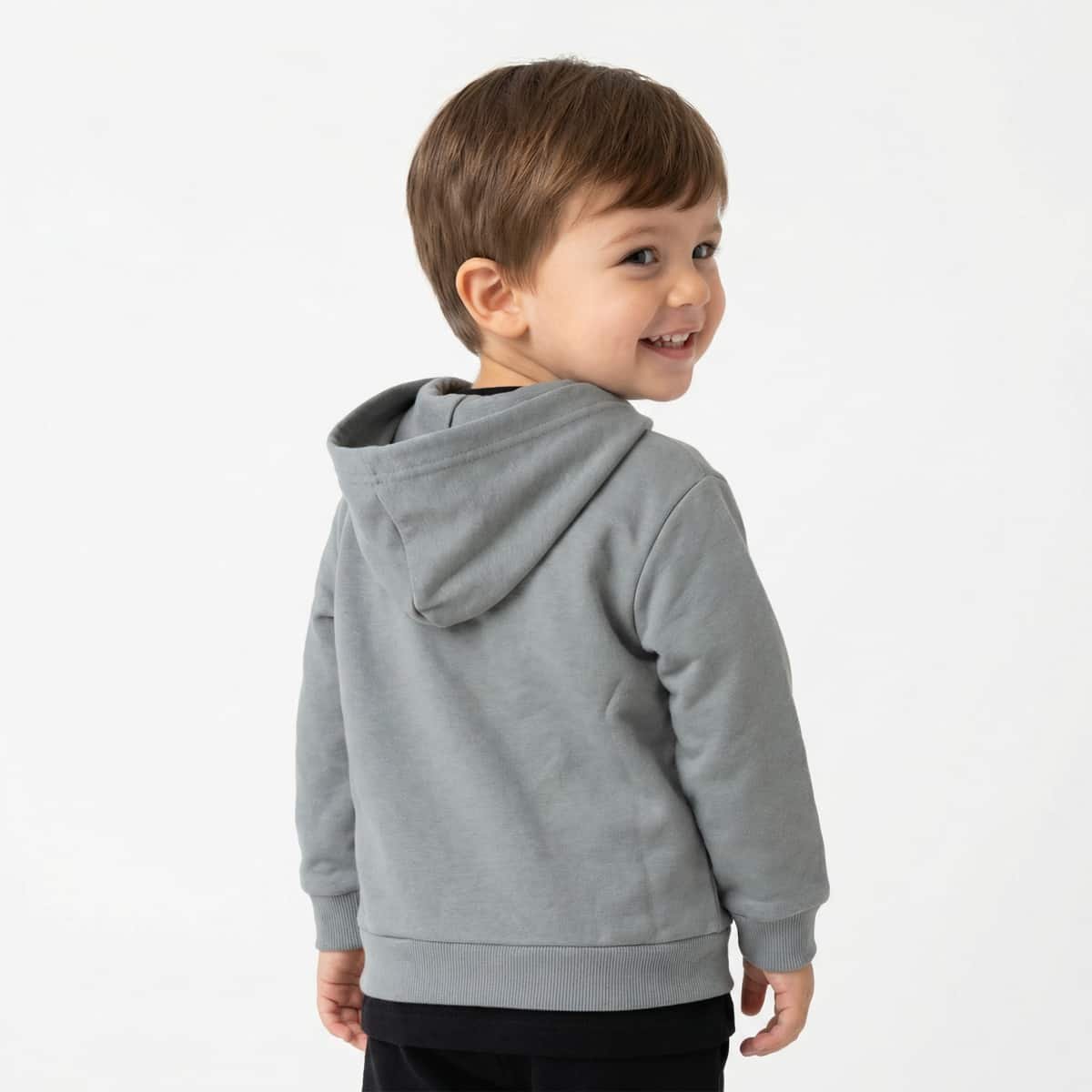 Ζακέτα Αγόρι Trax Γκρι Με Κουκούλα Dinosaur - Image 2