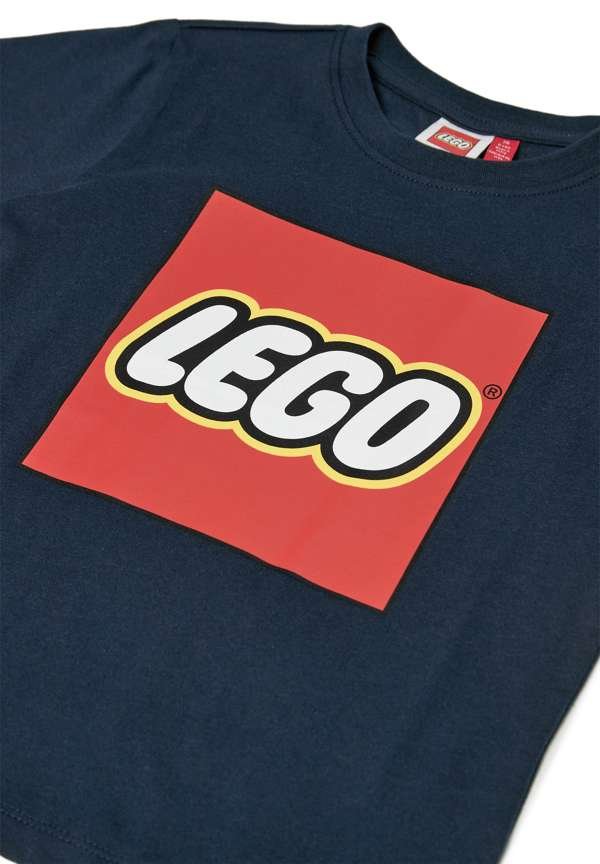 Μπλούζα Κοντομάνικη Αγόρι LEGO Μπλε Σκούρα Logo – Navy - Image 3
