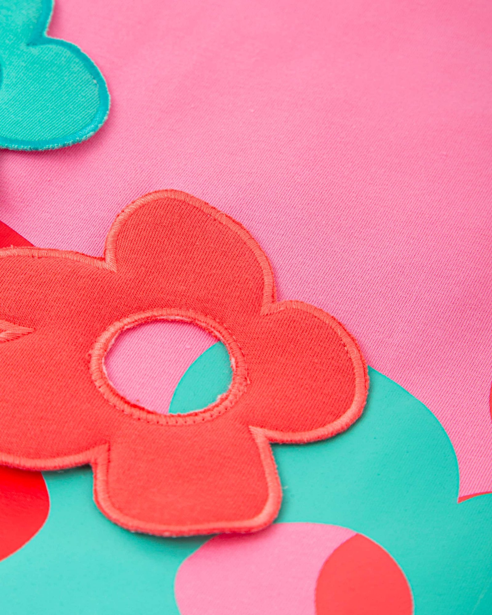 Ροζ Φόρεμα Agatha Με Λουλούδια Για Κορίτσι - Image 3