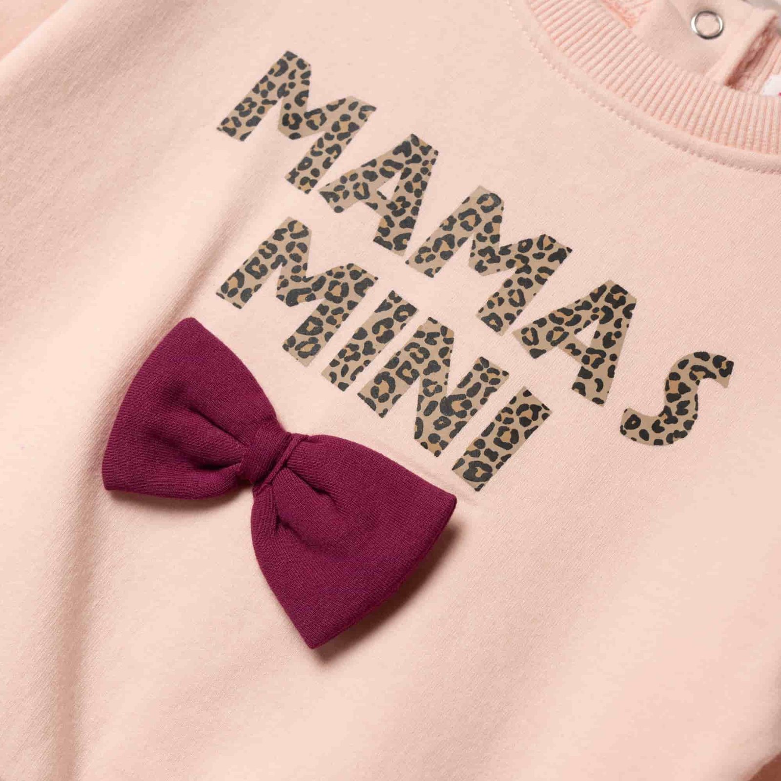 Παιδικό Σετ Κορίτσι Mama’s Mini Ροζ & Μπορντό - Image 2